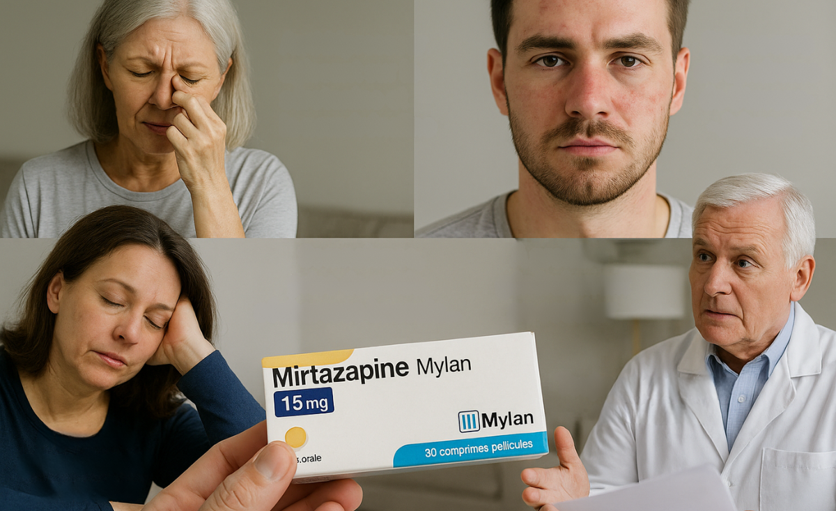 Mirtazapine 15 mg, effets secondaires et efficacité du médicament